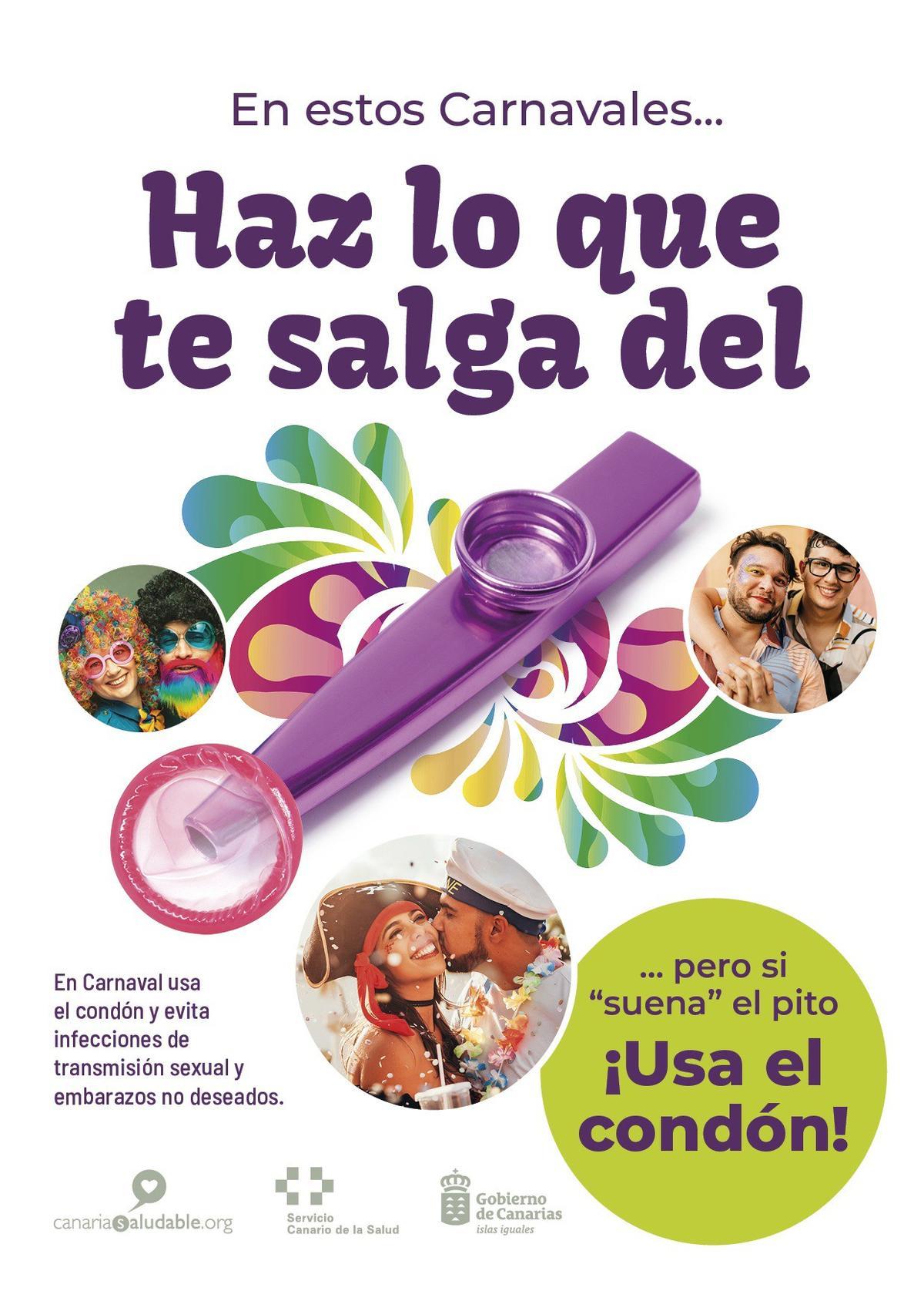 Cartel de la campaña de salud sexual