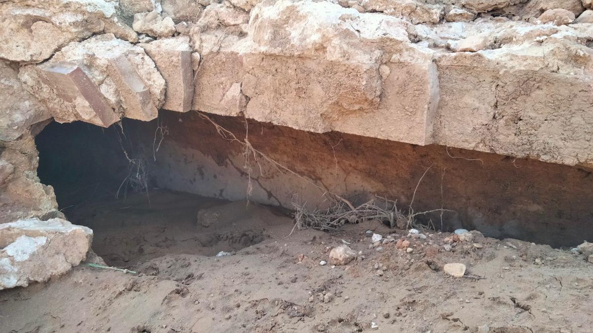 Hallan un tramo del Reg Mil·lenari en el barranc de l'Horteta de Torrent.