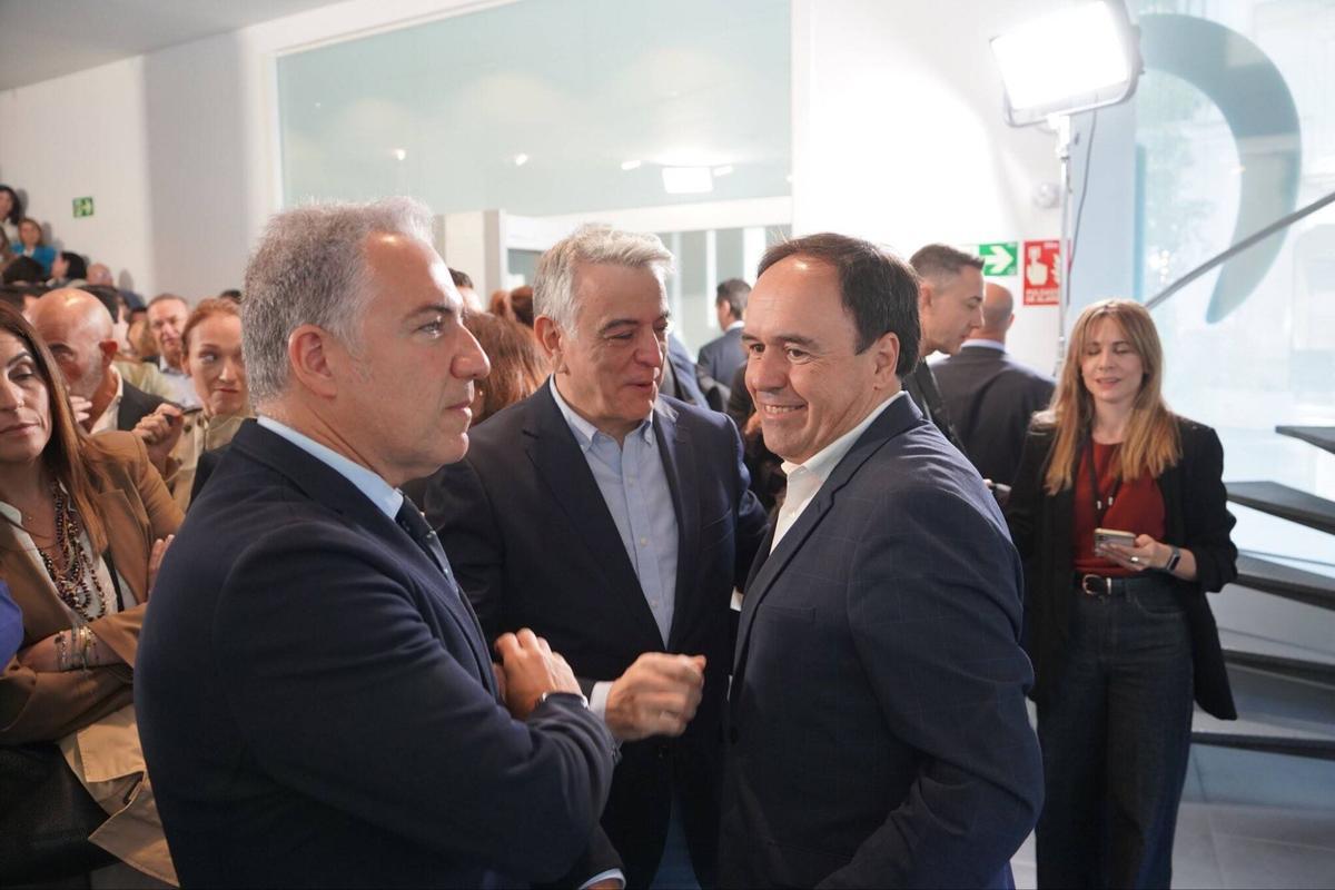 Llorca, ayer, en la sede del PP