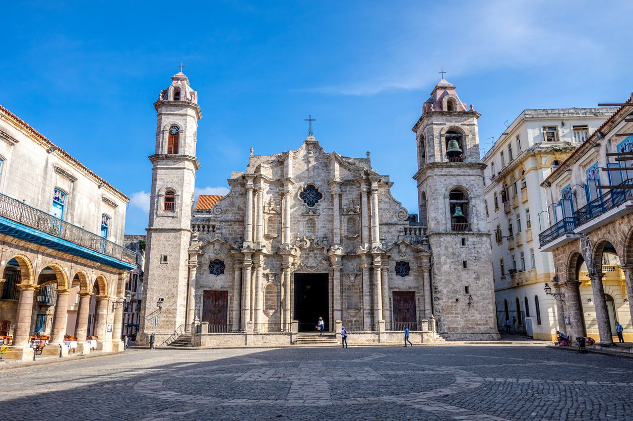 La catedral de La Habana, idéntida a la de Cádiz