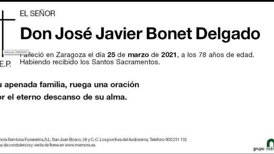 José Javier Bonet Delgado