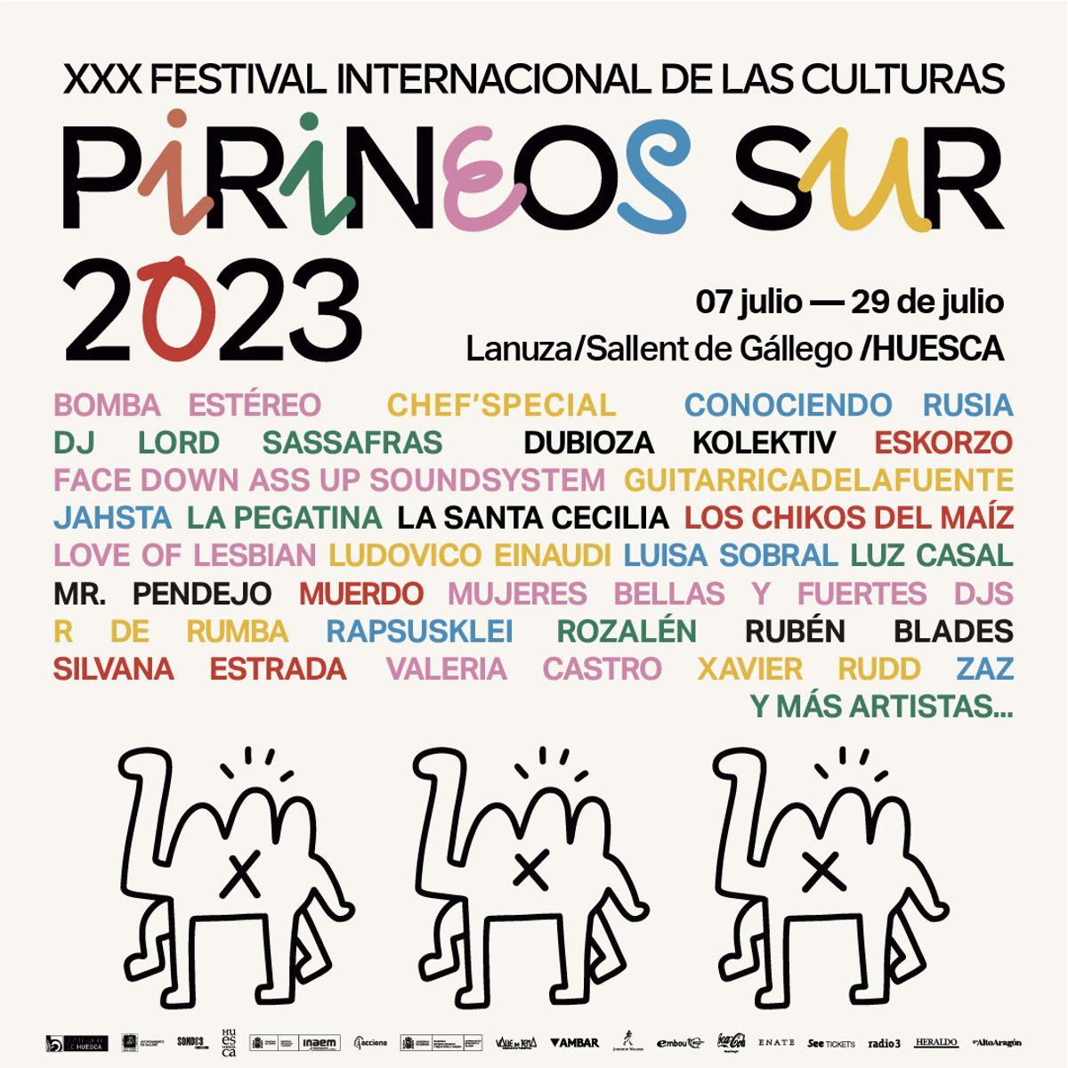 Cartel de Pirineos Sur 2023.