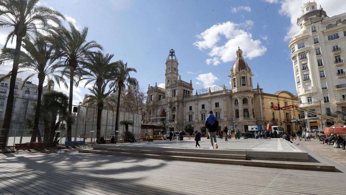 Plaza del Ayuntamiento de València.