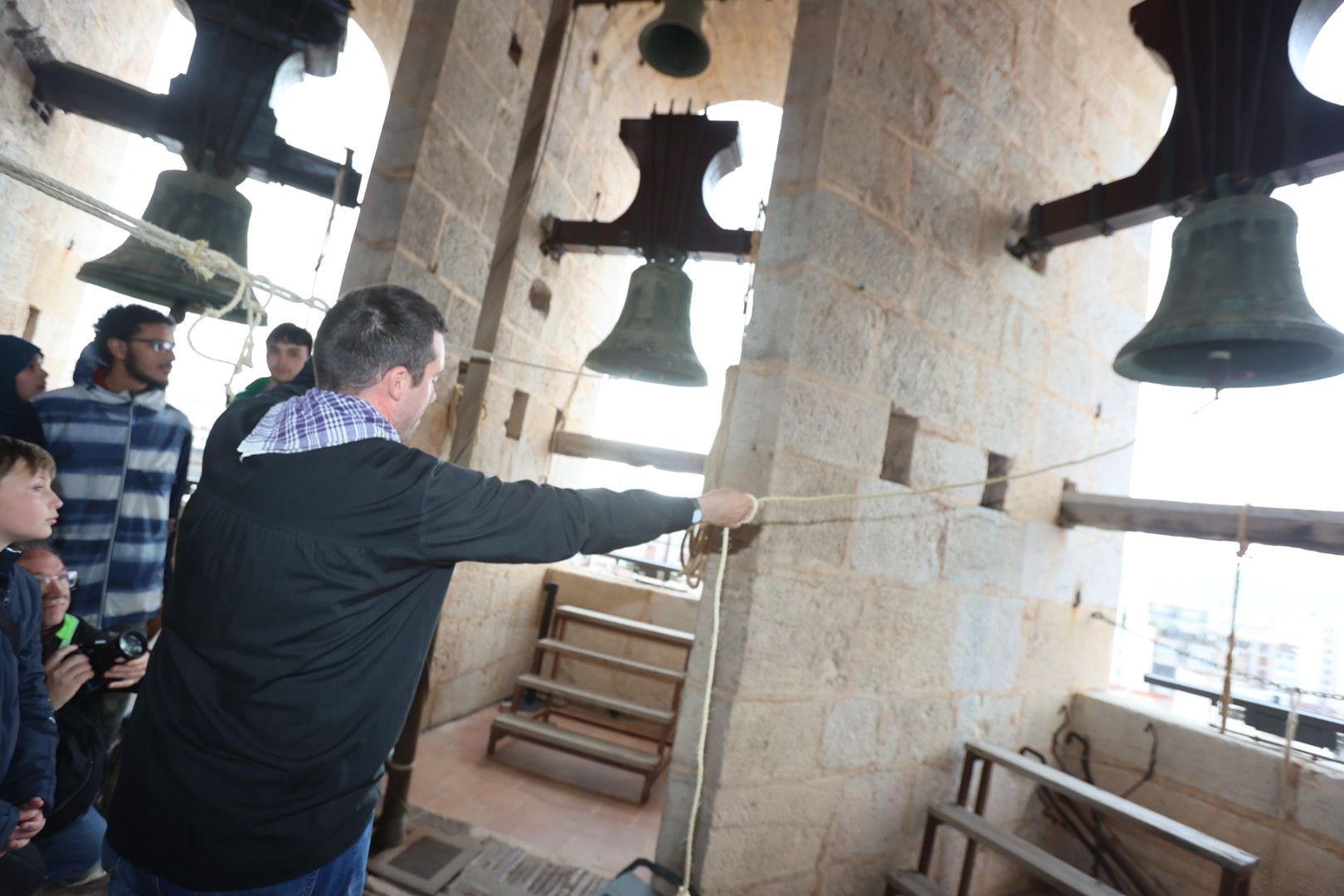 Visita al Fadrí de la colla El Pixaví