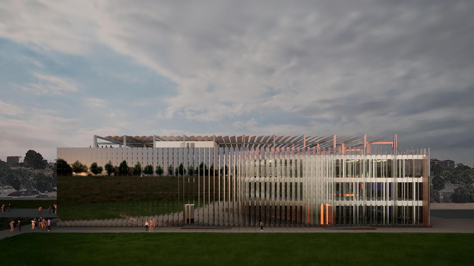 Recreación del nuevo edificio del Instituto Tecnológico de Aragón (ITA).