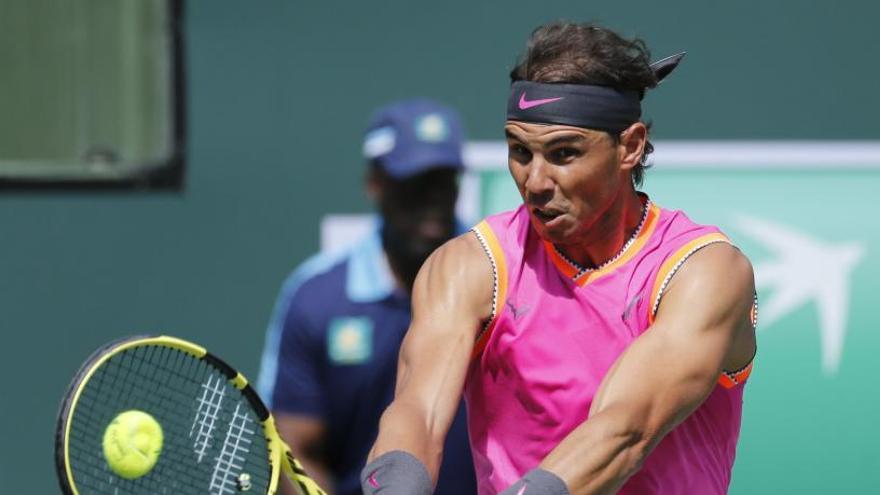 Rafa Nadal en Indian Wells.