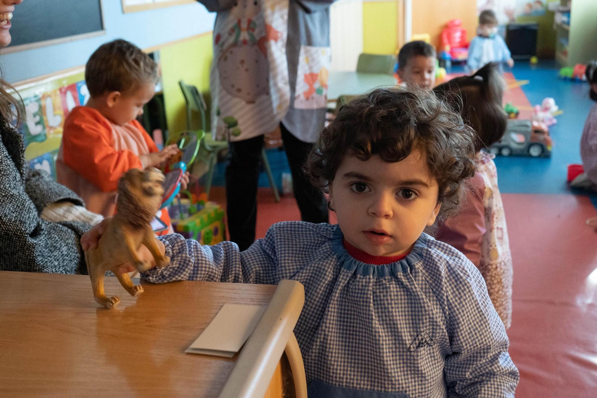 GALERÍA| Los niños de la escuela infantil de Villaralbo