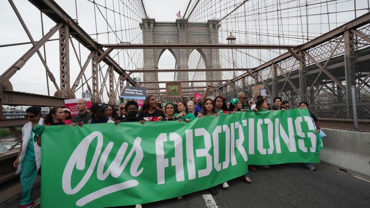 Manifestació pel dret a l’avortament a Nova York el mes de maig | ARXIU/EP