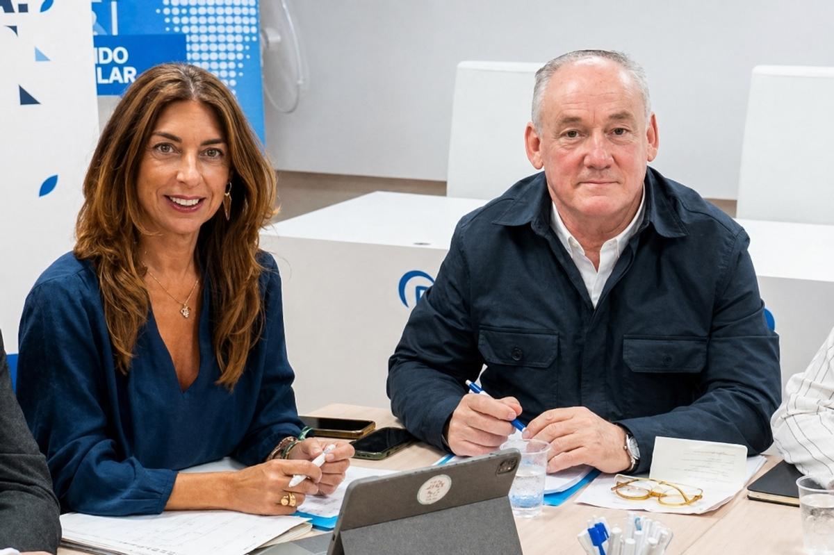 Tristiana Moraleja y Miguel Lorenzo del PP
