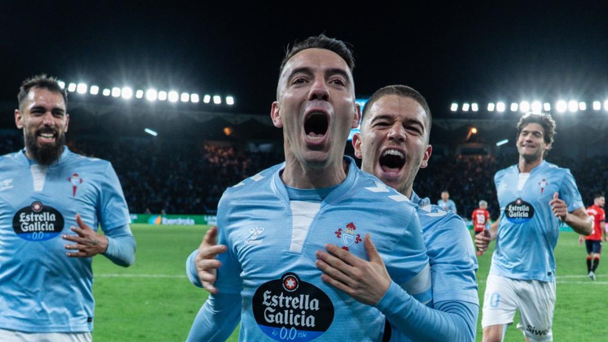 El recado de Iago Aspas al Espanyol. No se cortó un pelo