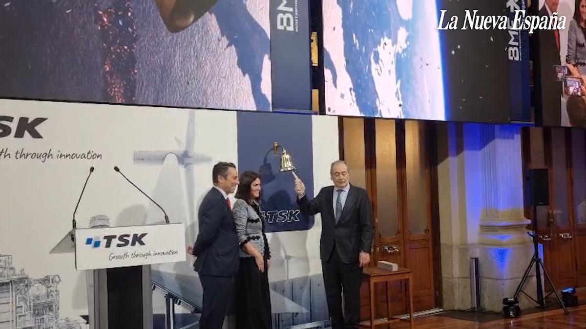 VÍDEO: Así fue la salida a Bolsa de TSK