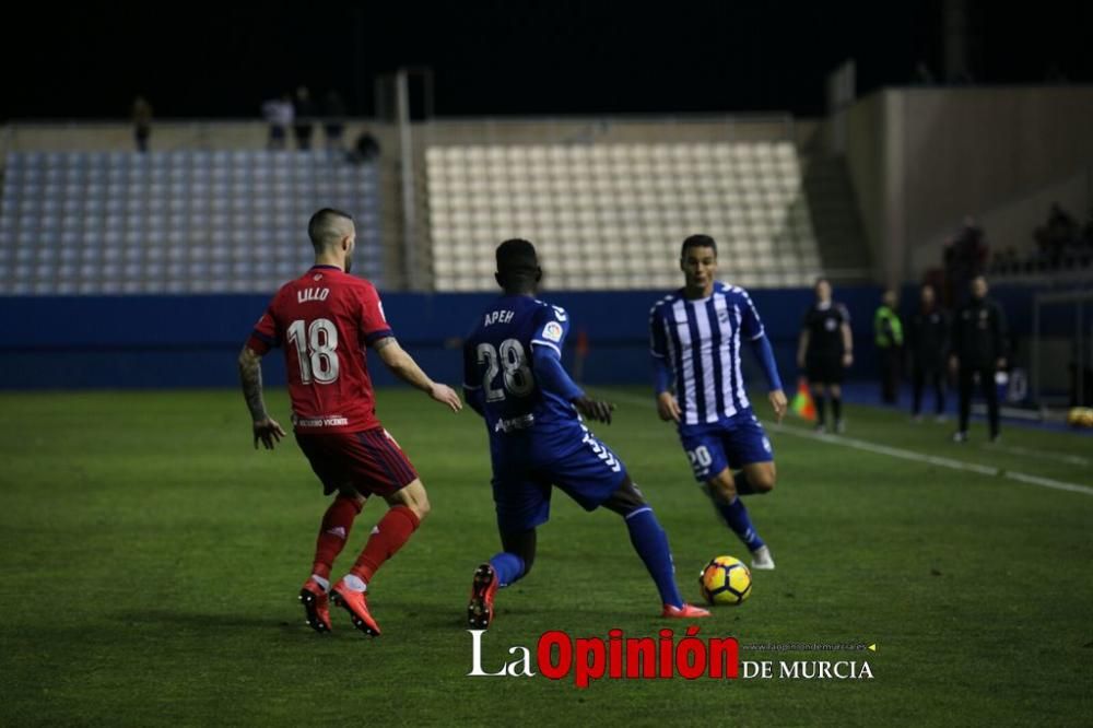 Partido entre el Lorca y el Osasuna