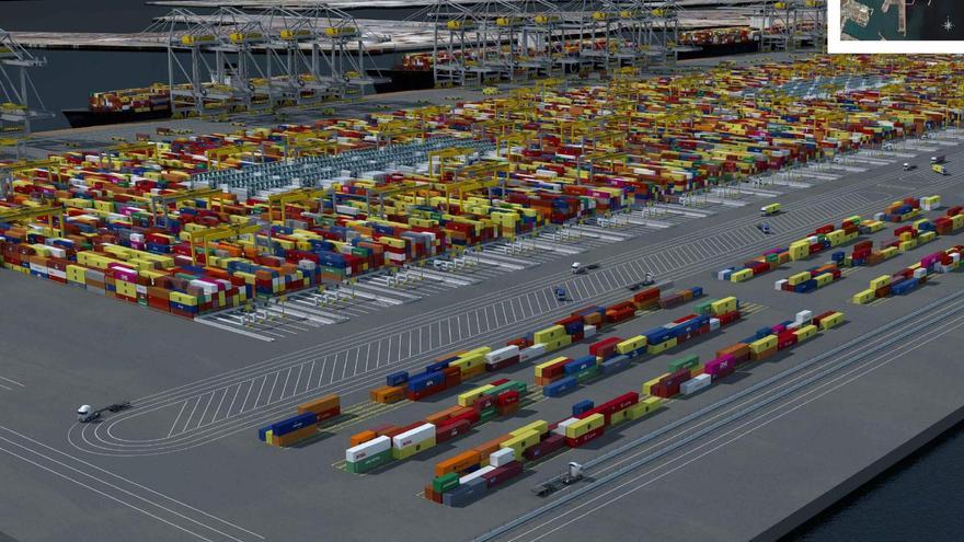 El Puerto de Valencia elige a Acciona-Bertolín para construir la terminal norte de contenedores
