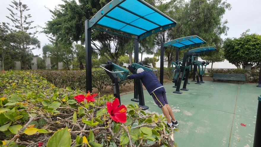 El parque de San Juan cumple 25 años y sigue a la espera de su primera intervención de rehabilitación