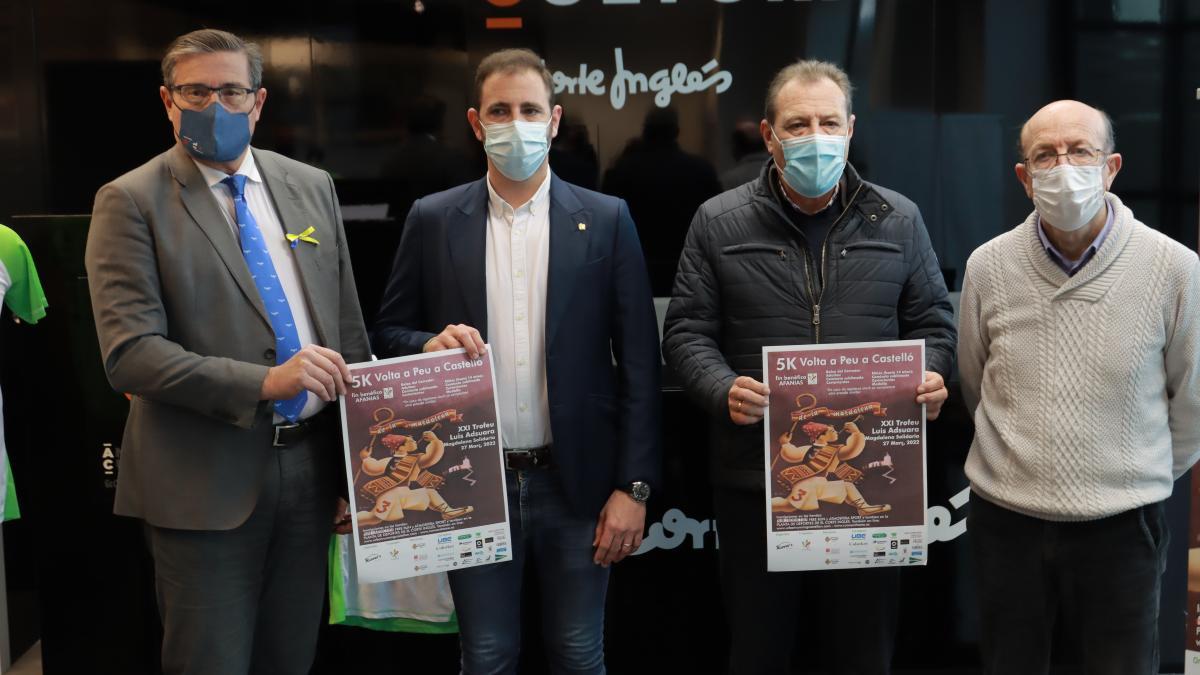 Las instalaciones de El Corte Inglés de Castelló acogieron la presentación de la Volta a Peu 2022.