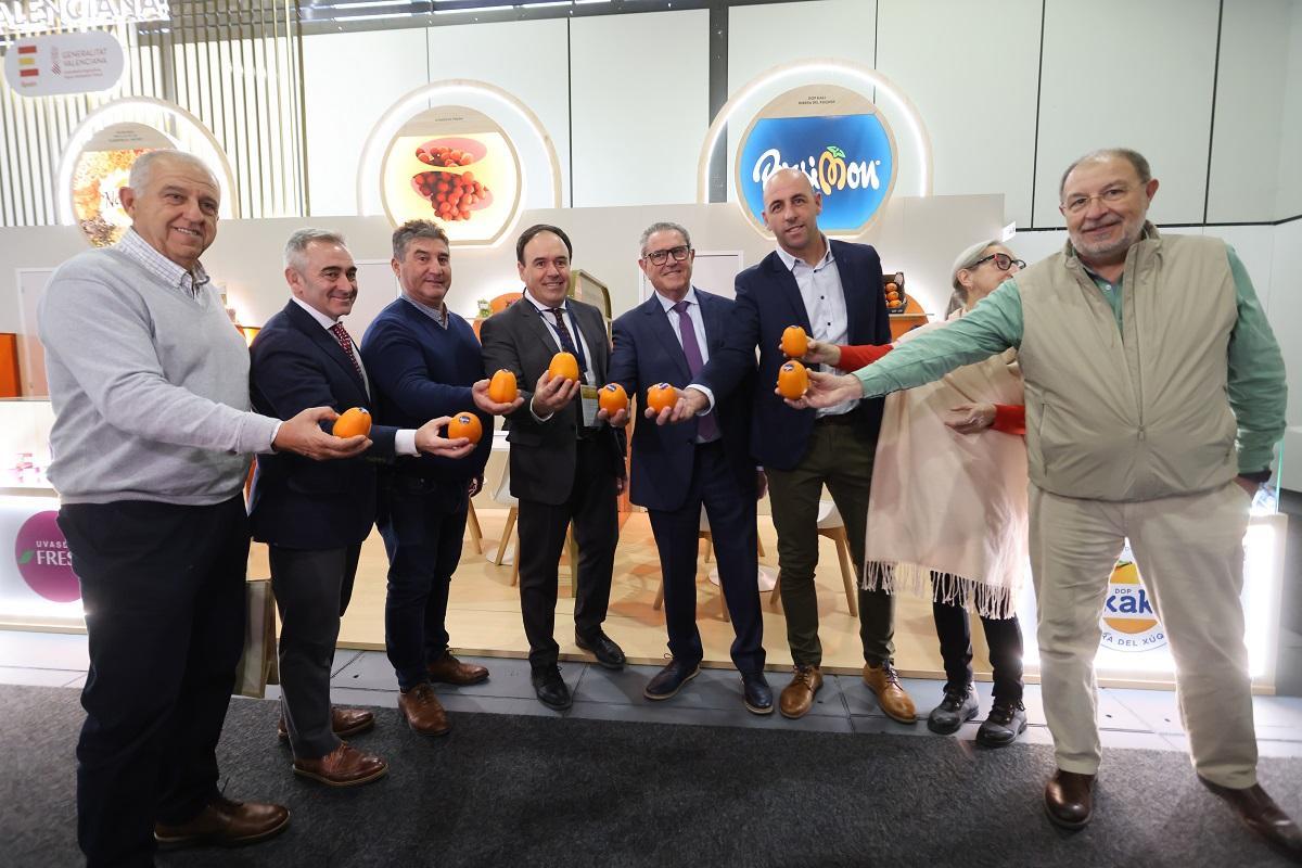 Pérez Llorca, en el centro, hoy en Berlín