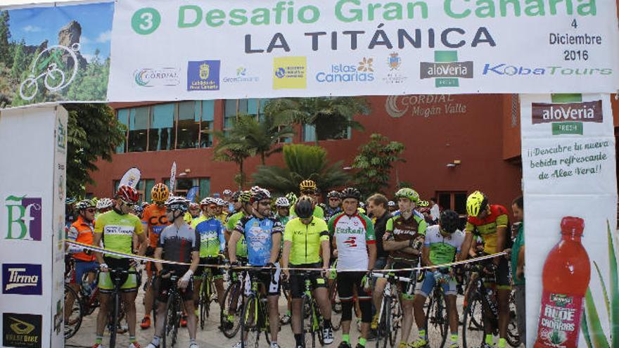 Momento de la salida del Desafío Gran Canaria La Titánica.