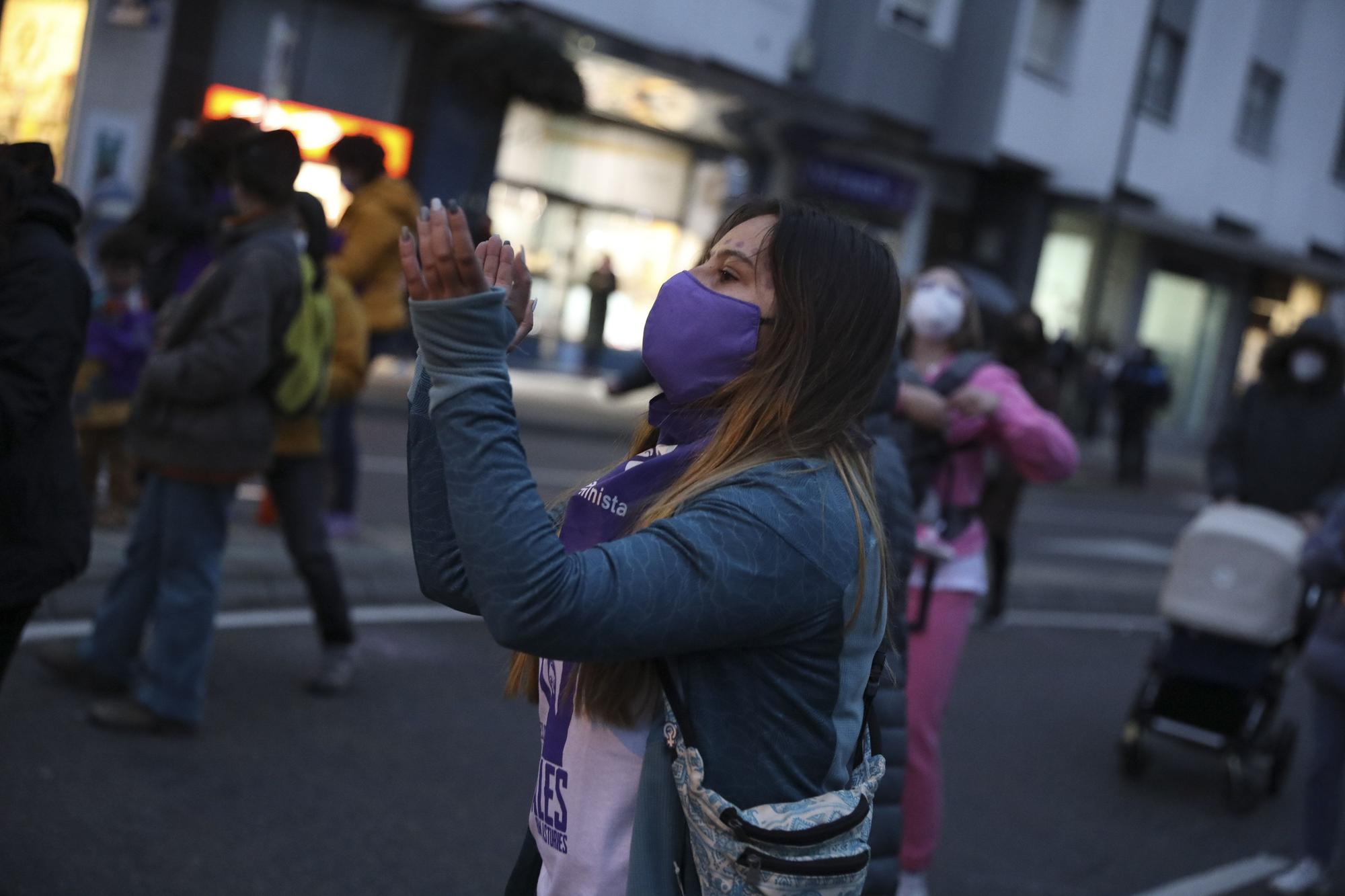 Manifestación del 8M en Avilés