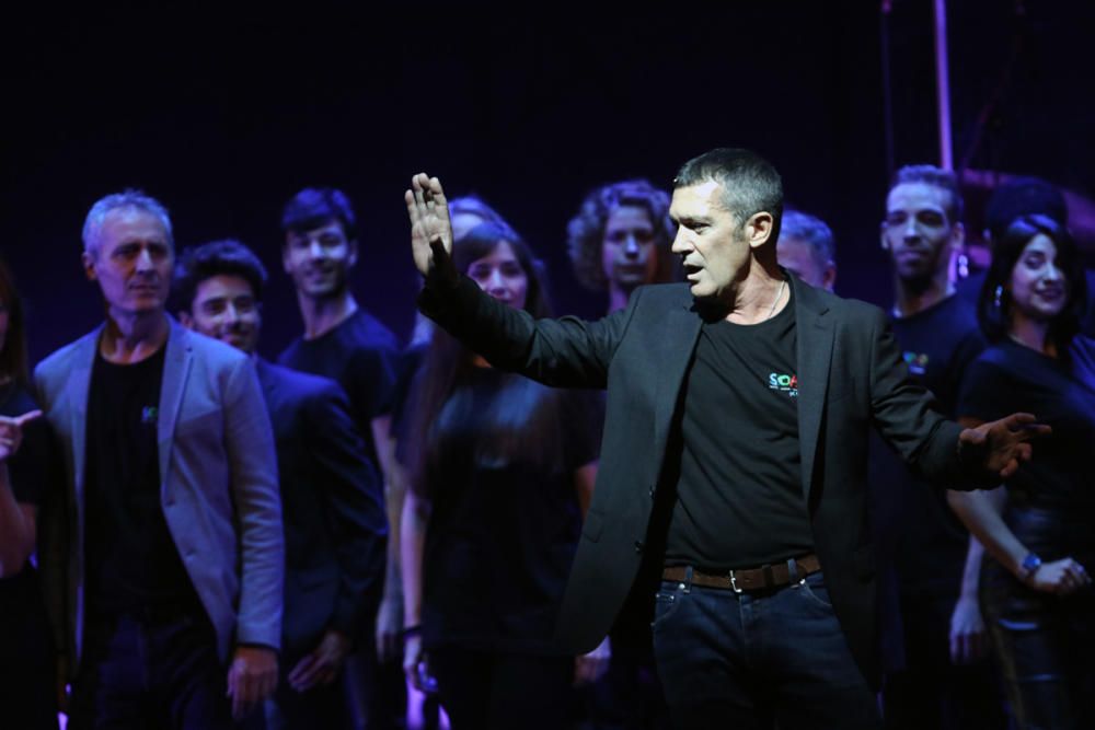 Antonio Banderas presenta la nueva programación del Teatro del Soho