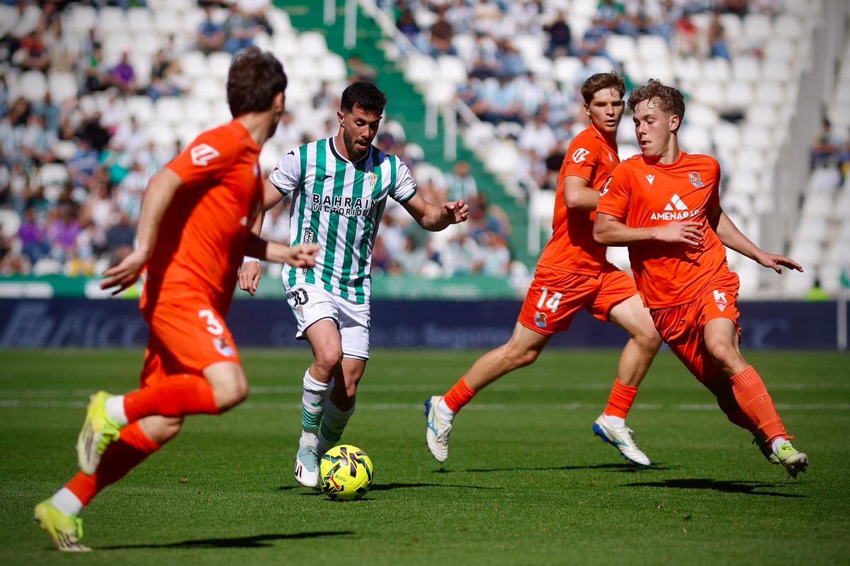 Córdoba CF-Real Sociedad B | Las imágenes del partido de LaLiga Hypermotion