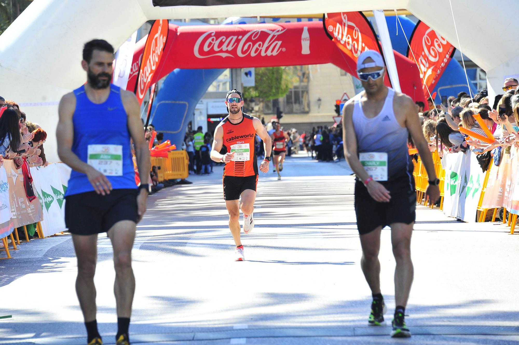 Un Medio Maratón de Elche marcado por el calor