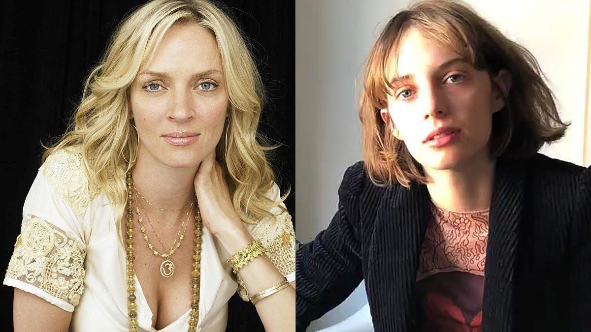 Uma Thurman y su hija, la también actriz Maya Hawke.