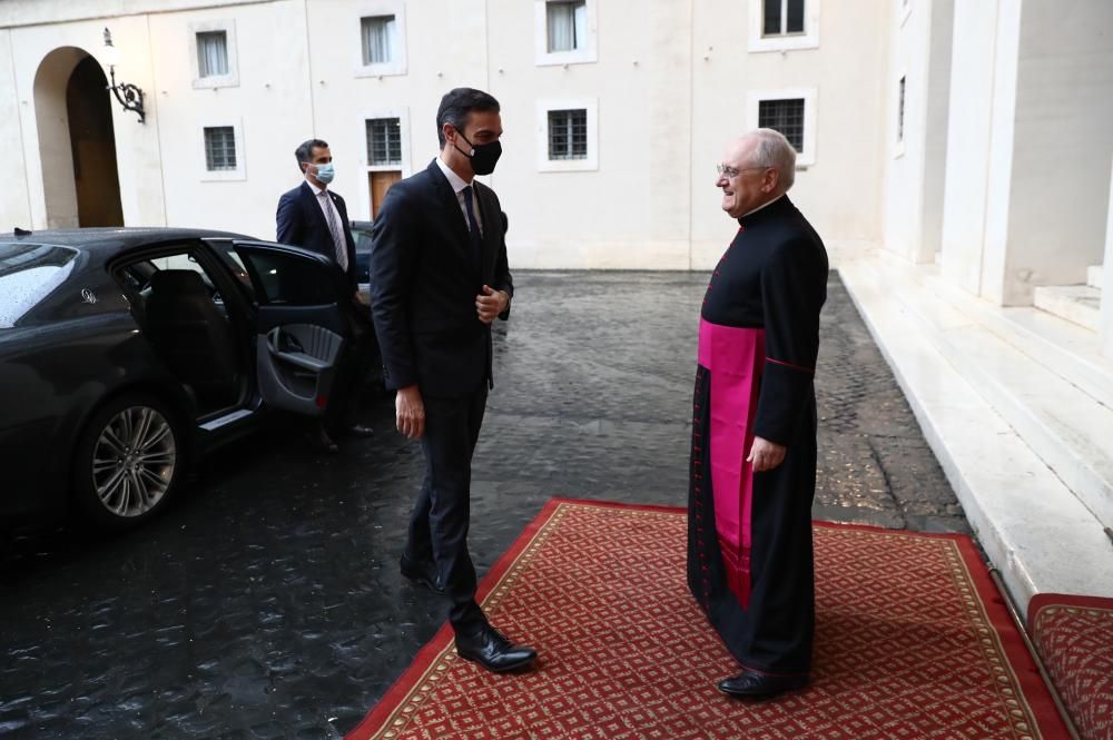 Visita de Pedro Sánchez al Vaticano