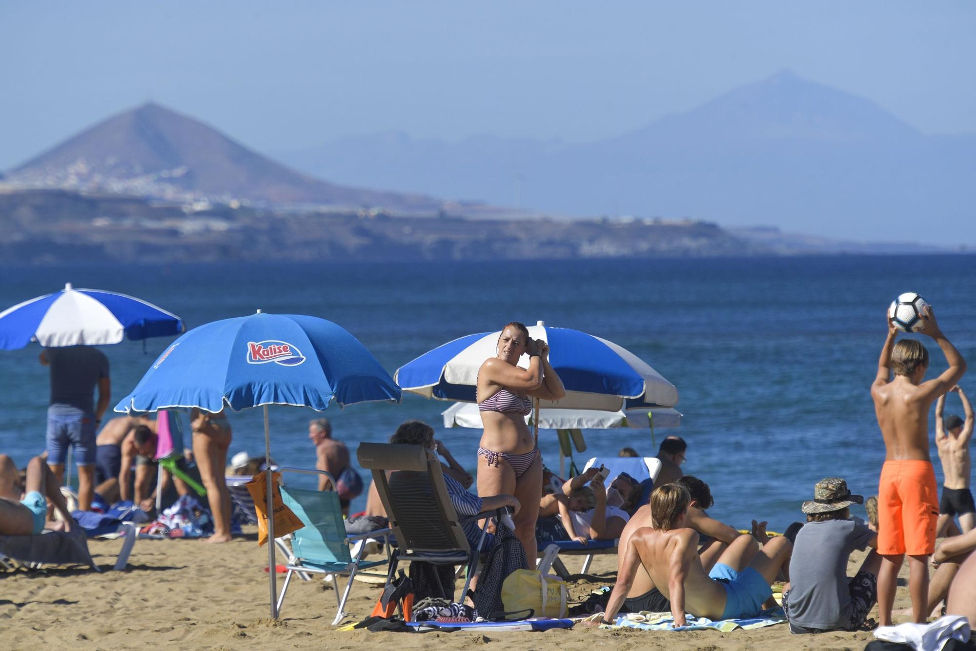 Primer día de 2022 en Las Canteras