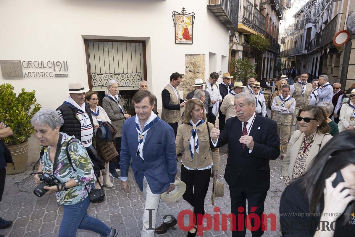 La orden Constantiniana de San Jorge peregrina a Caravaca