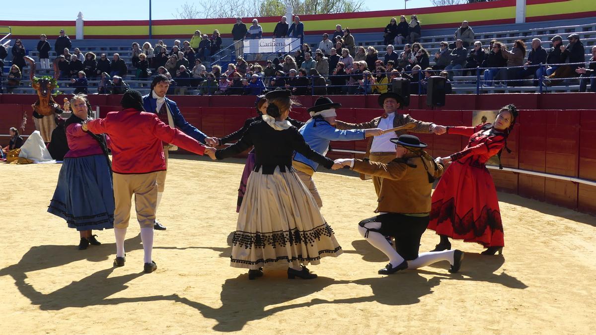 Los cuadros de Goya han cobrado vida este domingo en Cariñena.
