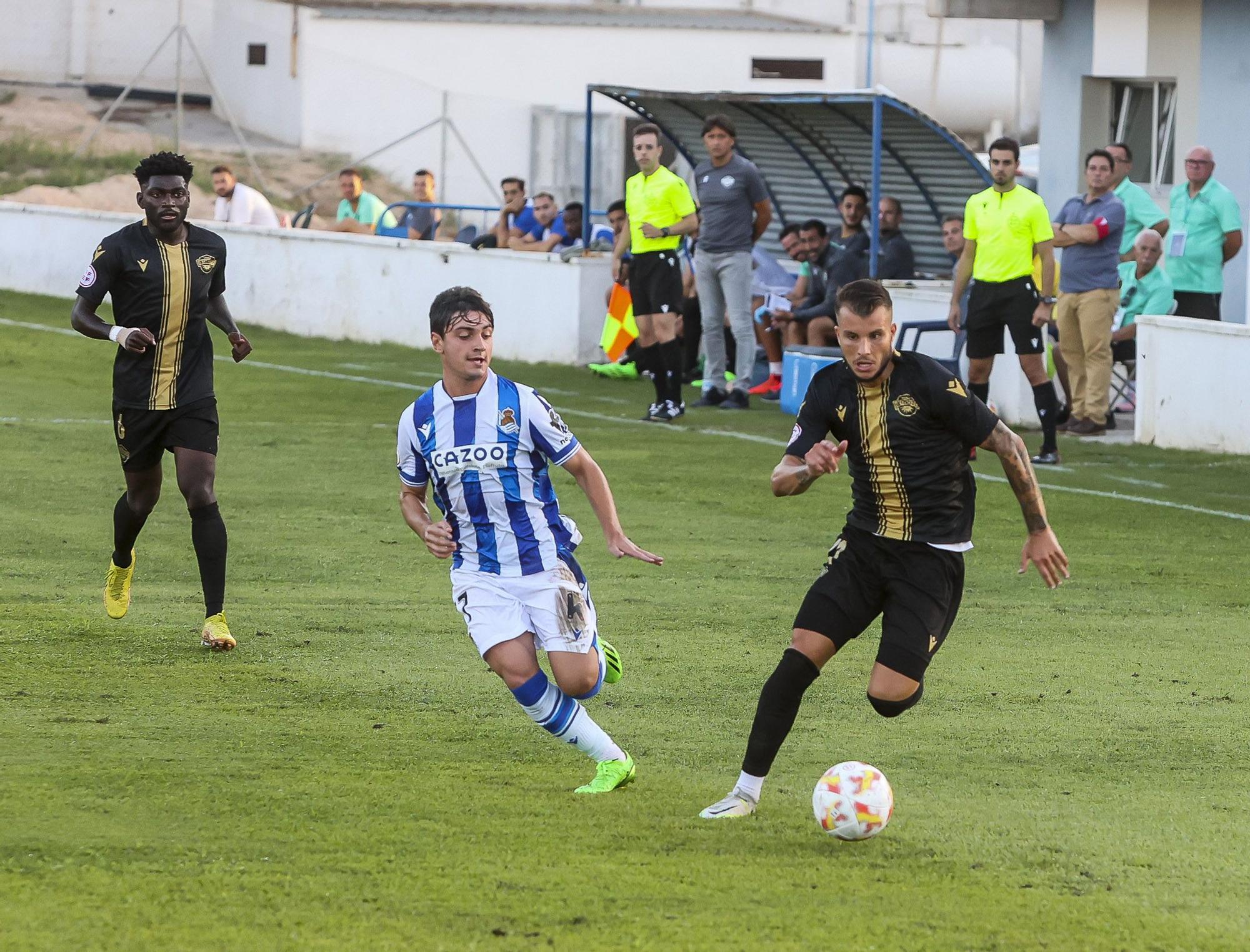 El Intercity hace los deberes casa frente a la Real Sociedad B ( 5 - 2 )