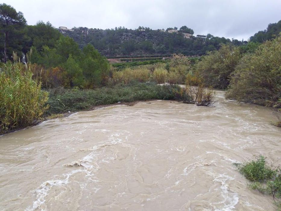 Río Vernisa, a su paso por la Penya Roja, en Ròtova.