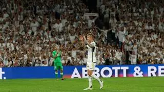 Así fue la emotiva despedida de Toni Kroos en el Santiago Bernabéu