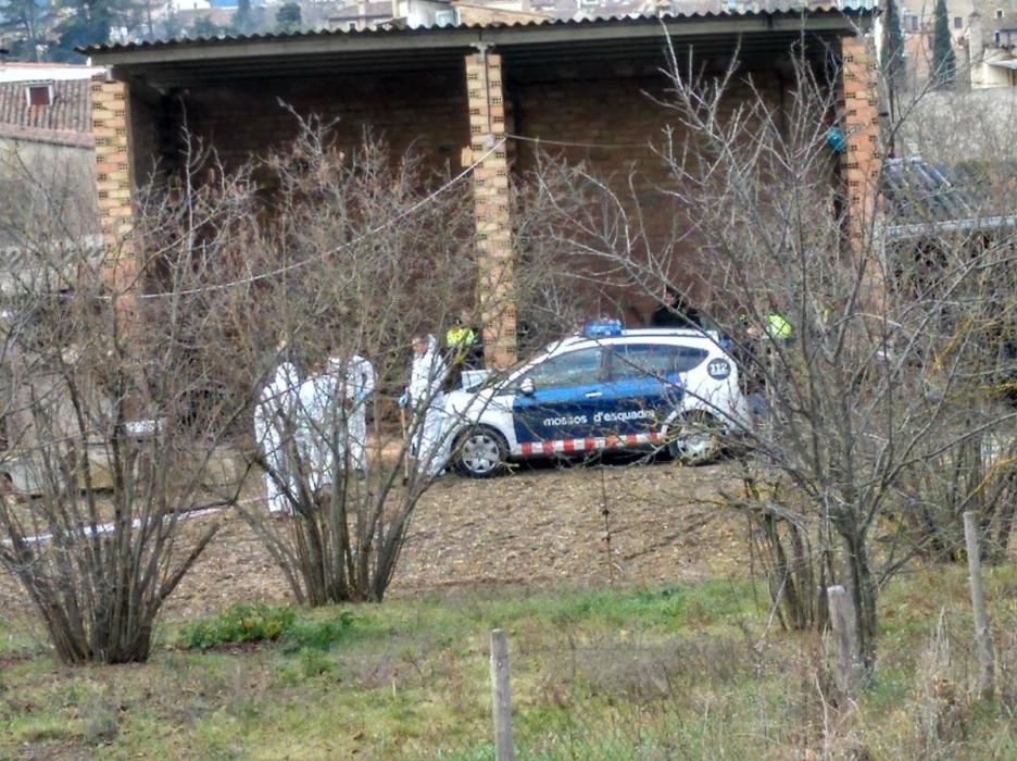 Imatge dels escorcolls que es van realitzar el dimarts 27 de febrer a Anglès