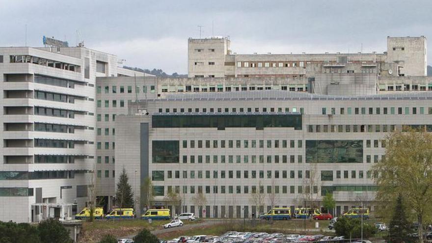 Vista del hospital de Ourense.