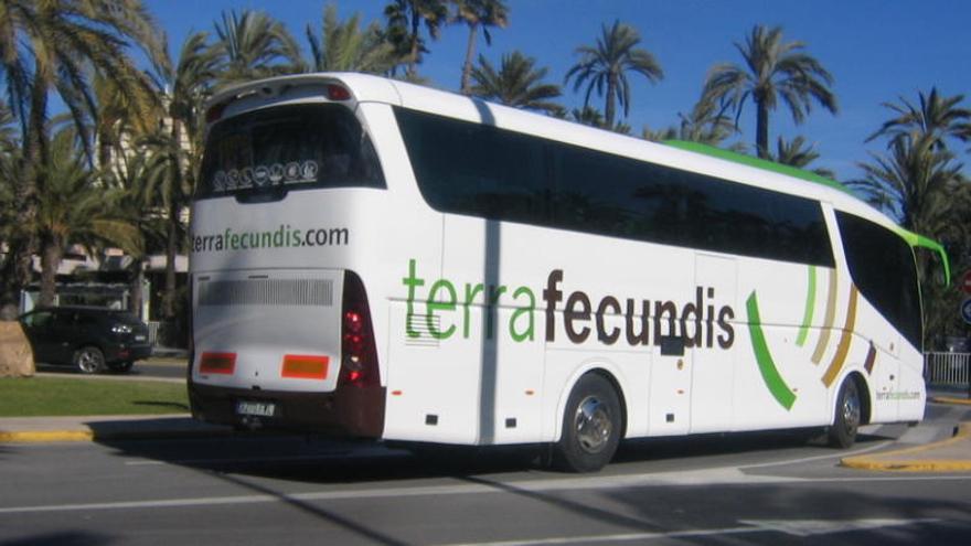 Uno de los autobuses de Terra Fecundis