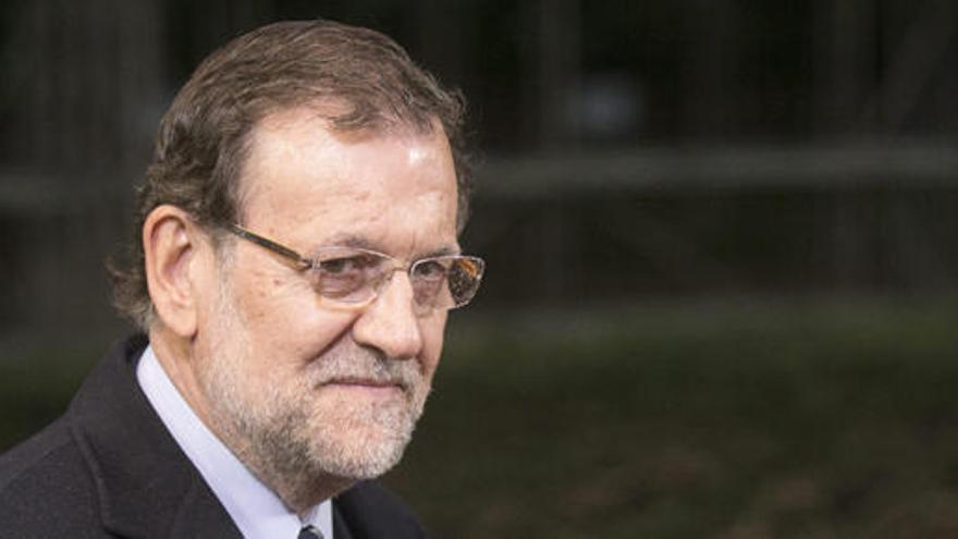 El candidato a la presidencia, Mariano Rajoy