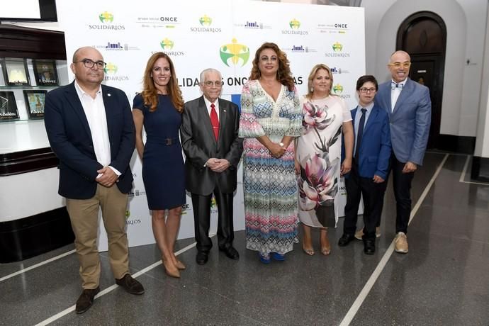 18-06-19 GENTE Y CULTURA. TEATRO GUINIGUADA. LAS PALMAS DE GRAN CANARIA. Asuntos Sociales. La ONCE Canarias entrega sus Premios Solidarios 2019. Fotos: Juan Castro.  | 19/06/2019 | Fotógrafo: Juan Carlos Castro