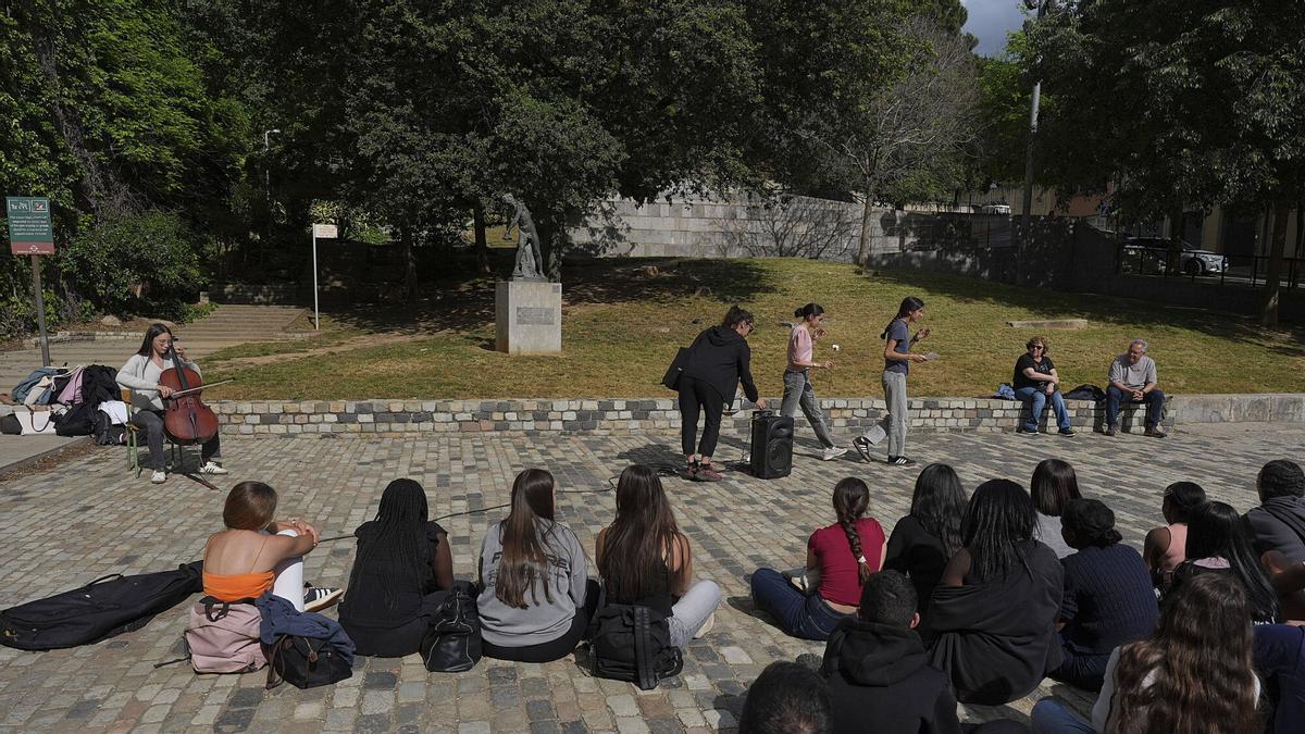 Les imatges de l'acte commemoratiu del 81è aniversari de l'alliberament de Mauthausen