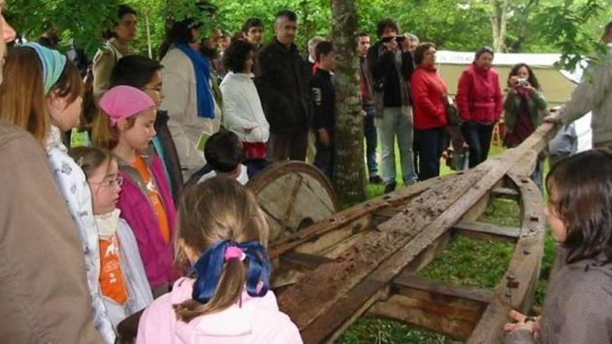 Actividad en Eira da Xoana en mayo del año pasado, con motivo del Día de la Diversidad Natural.