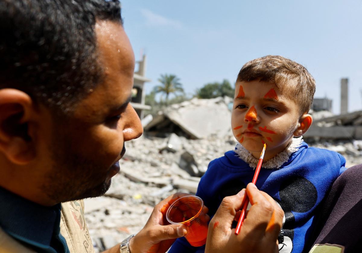 Actividades en favor de la salud mental de los niños palestinos