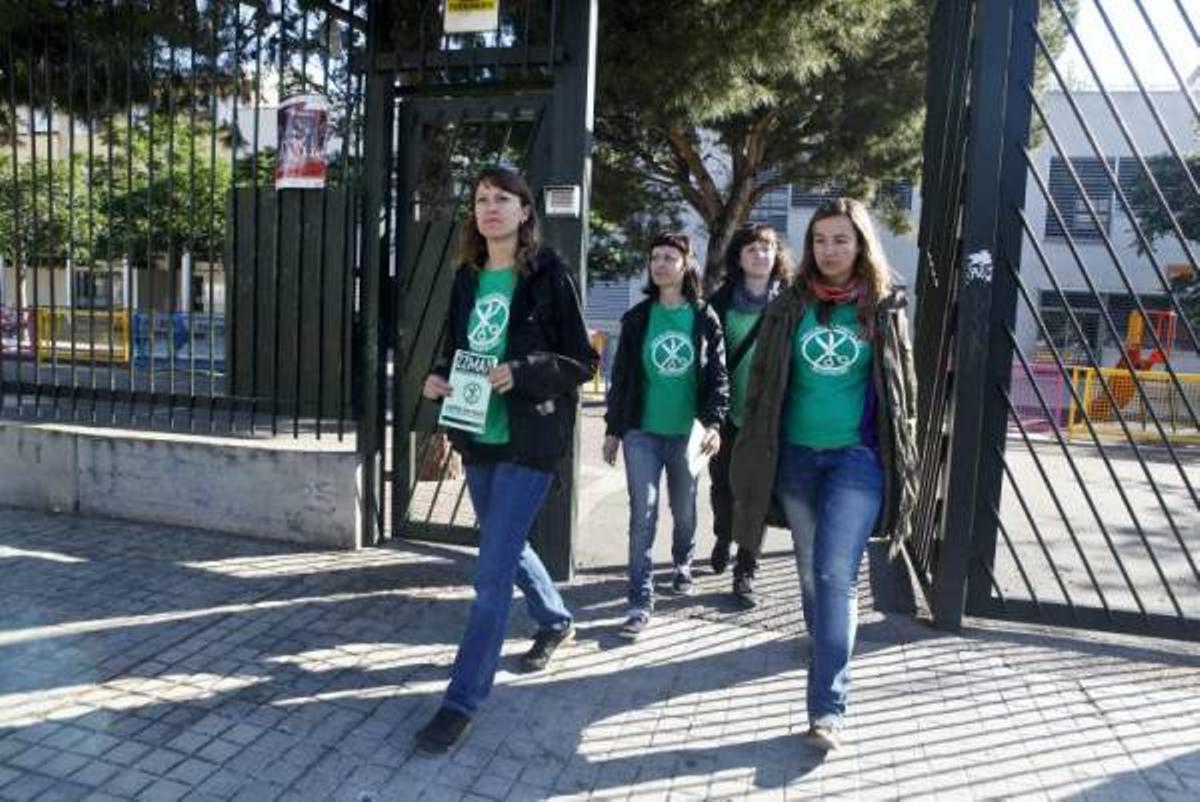Las imágenes de la jornada de huelga de la enseñanza