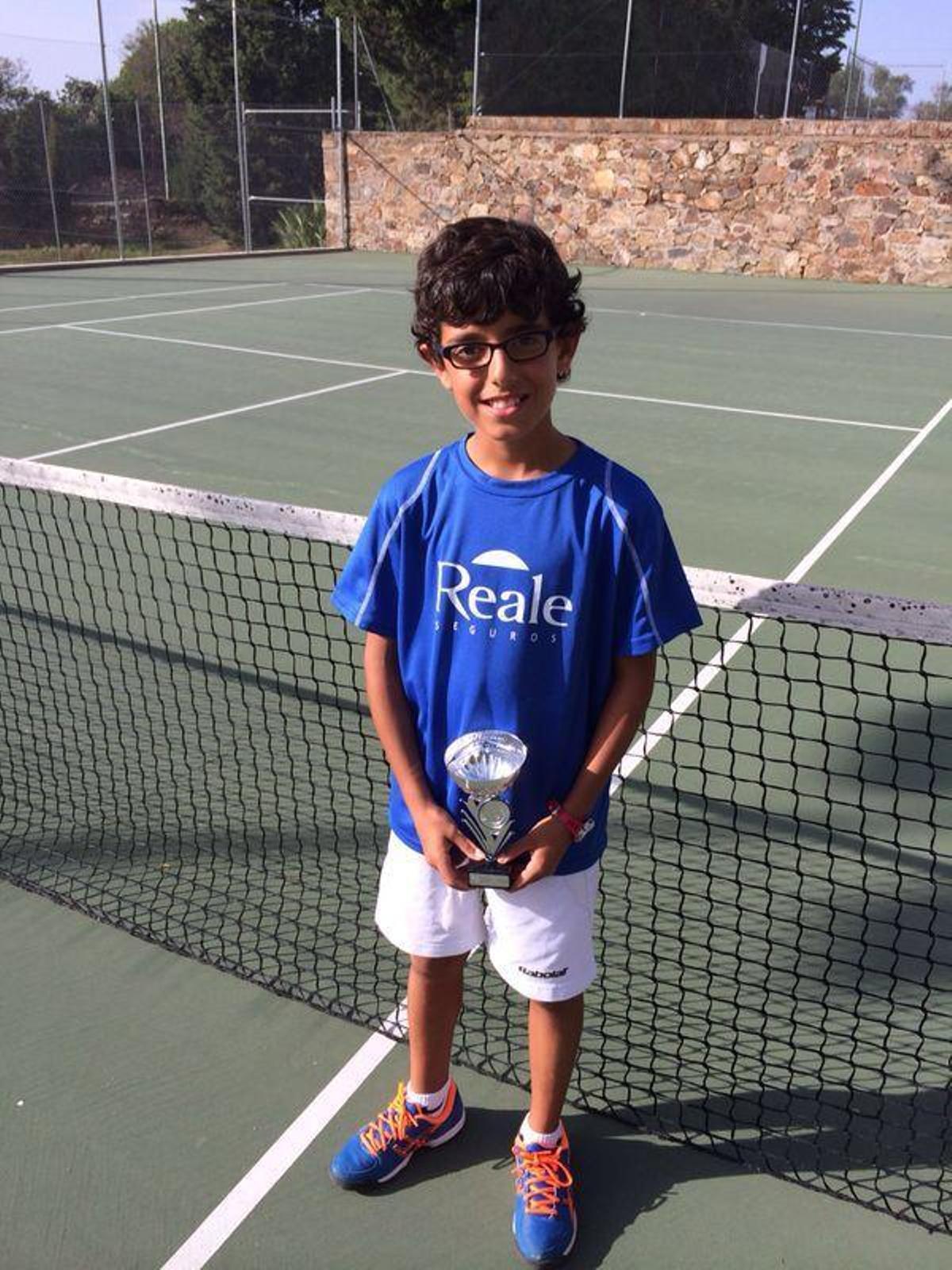 Como tenista en el Cabezarrubia.