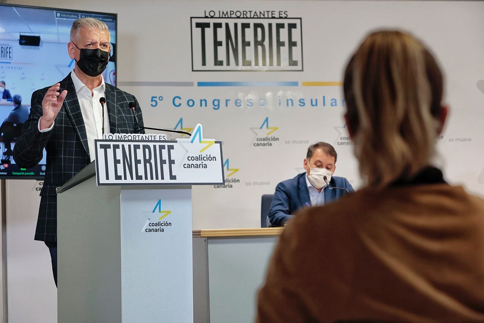 Apertura del congreso de Coalición Canaria en Tenerife