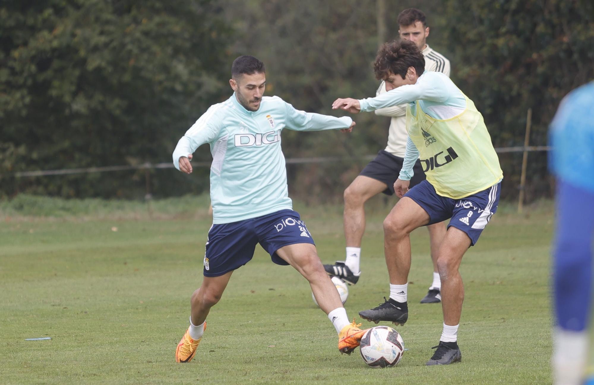 Las imágenes del entrenamiento del Oviedo