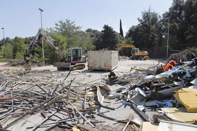 Enderroc de la zona esportiva del Puig d'en Roca de Girona