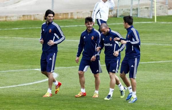 Imágenes del entrenamiento del Real Zaragoza