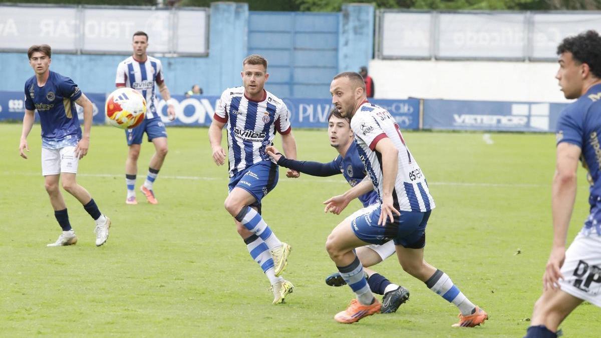 Así fue el partido entre el Avilés y el Unionistas