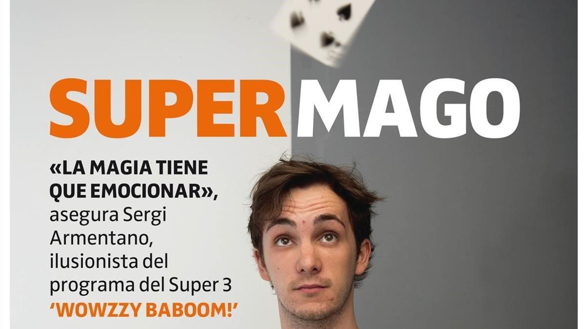 Sergi Armentano, en la portada de 'Teletodo'