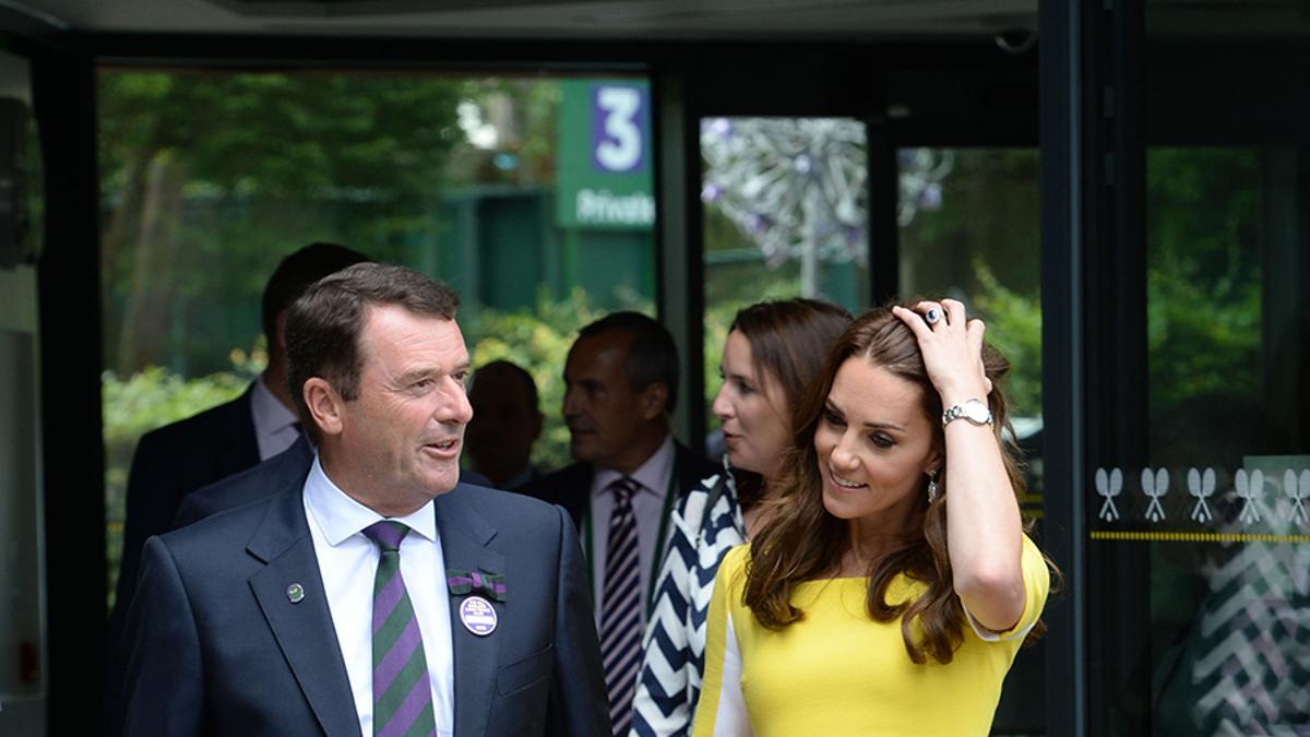 Kate Middleton eclipsa Wimbledon de amarillo
